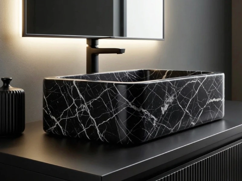 Alternative view of Black Marble Square Basin