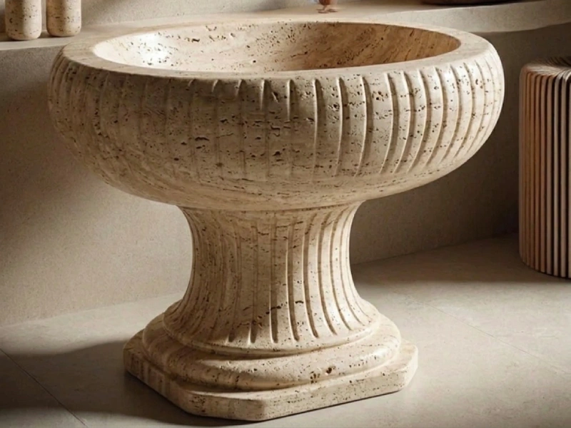 Classic Fluted Pedestal Basin