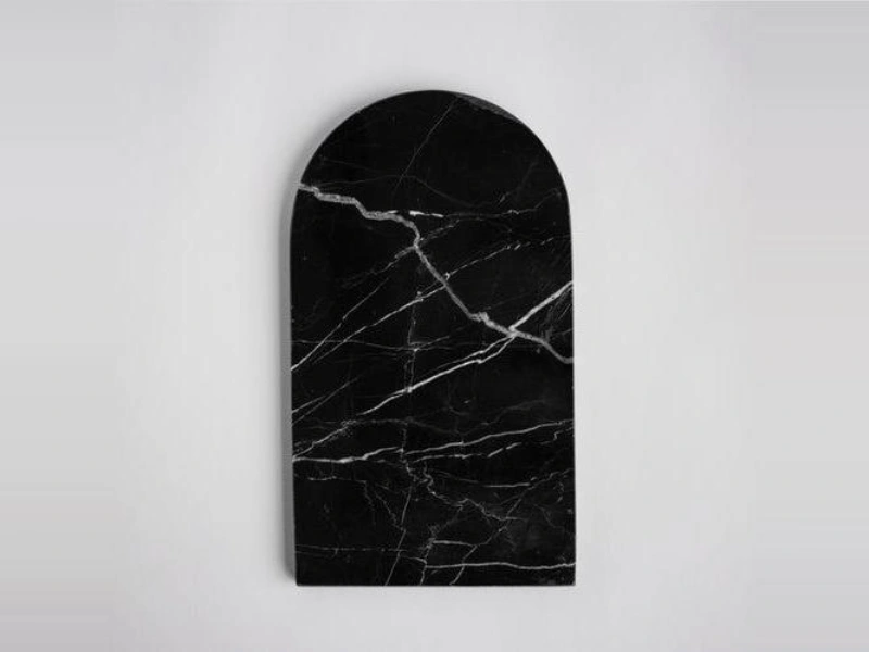 Black Marble Arch Tray