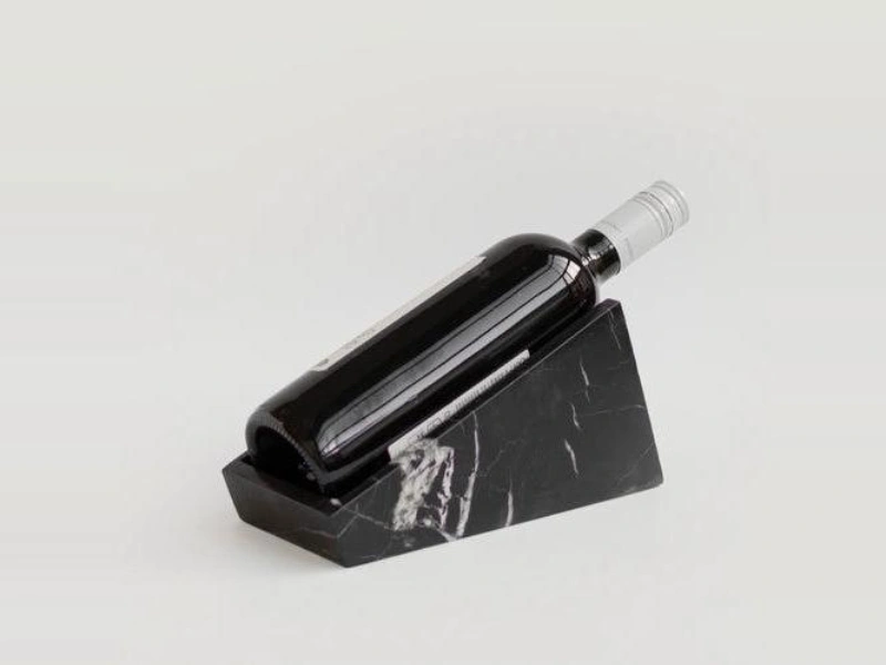 Black Marble Wine Holder