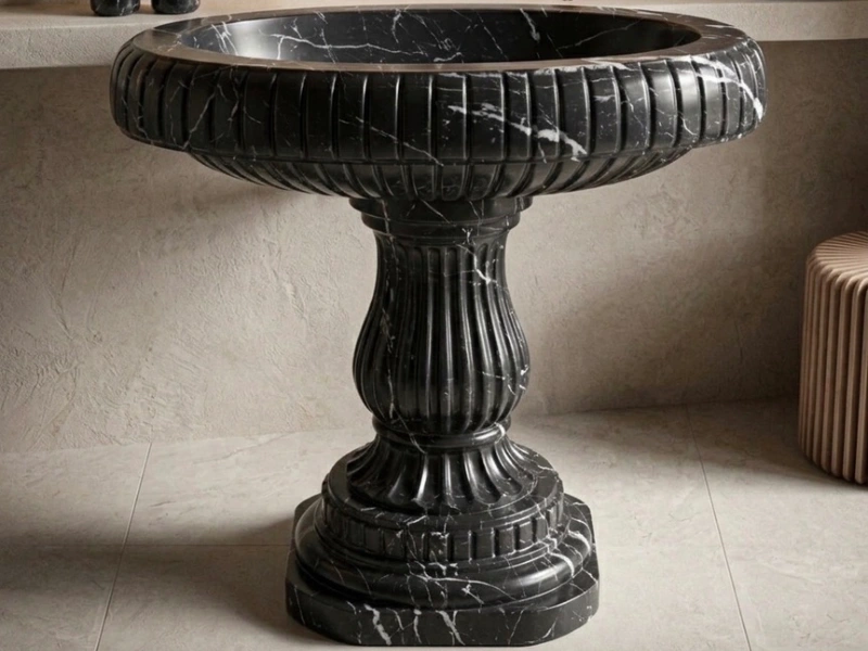 Pedestal Marble Basin