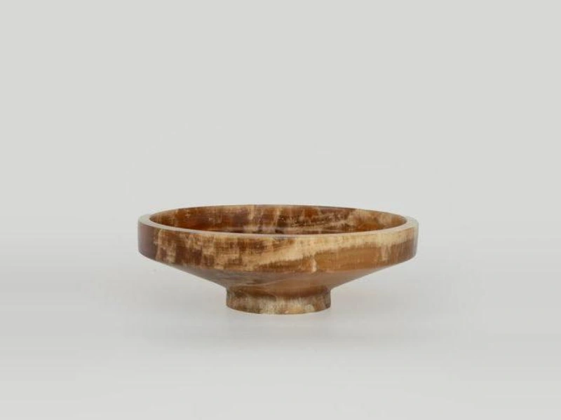 Natural Onyx Marble Pedestal Bowl