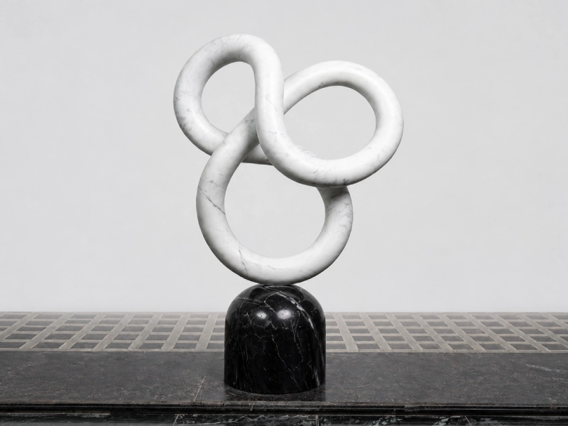 Twirl Art – Statuario White Marble