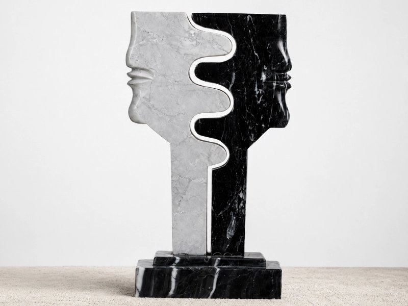 Three Piece Face – Volakas White Marble
