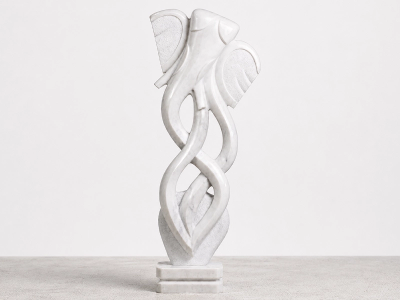 Abstraction – Exotic White Marble
