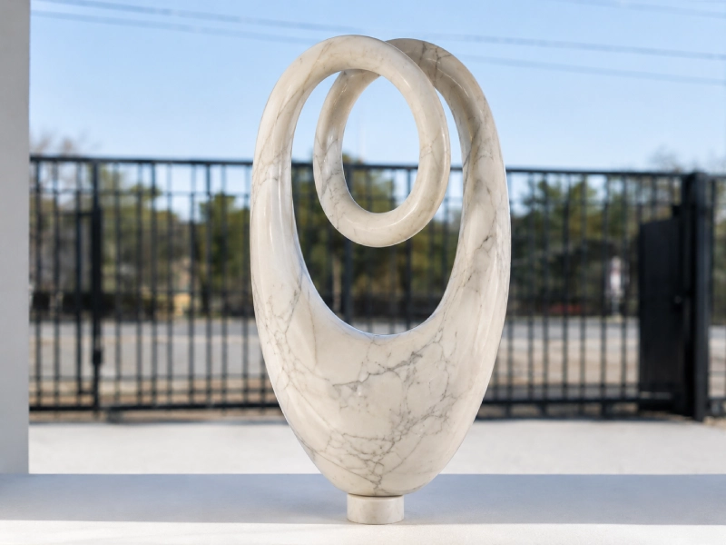 Swirl – Statuario White Marble