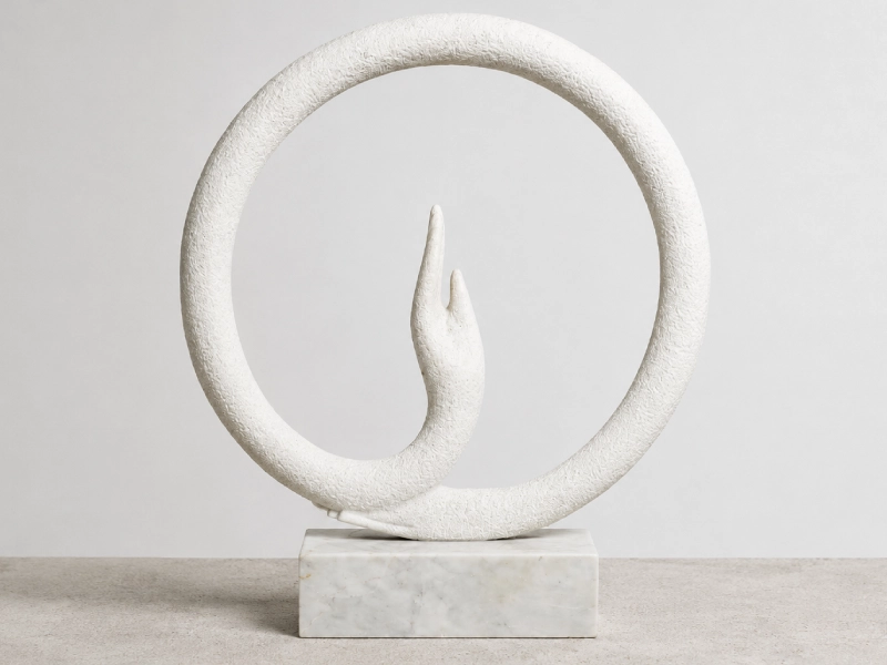 Namaskaram -Exotic White Marble