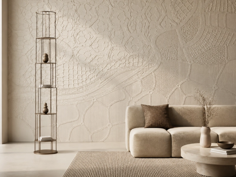 Abstract Etoile – Ivory White Sandstone