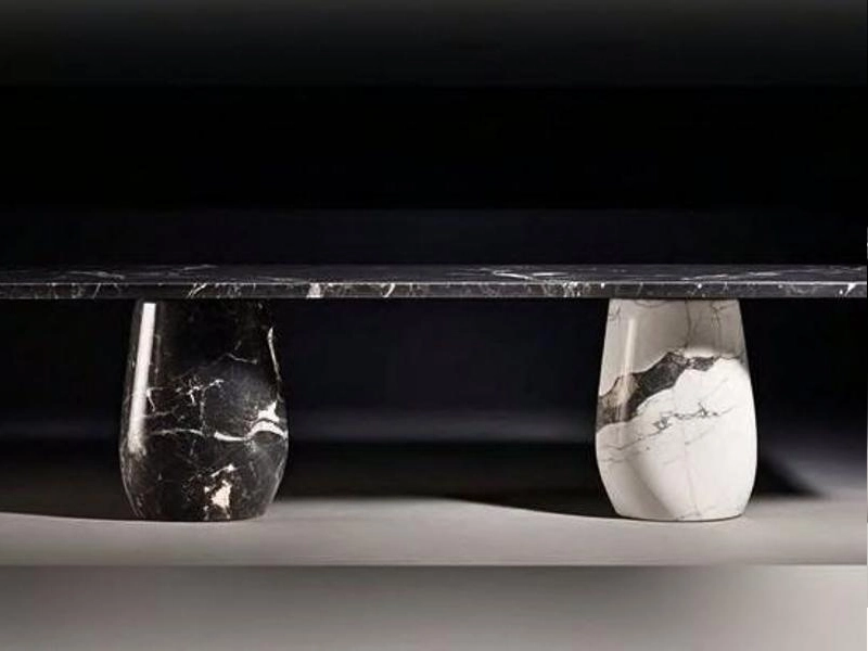 Giorno- Black Marquina And Statuario Marble