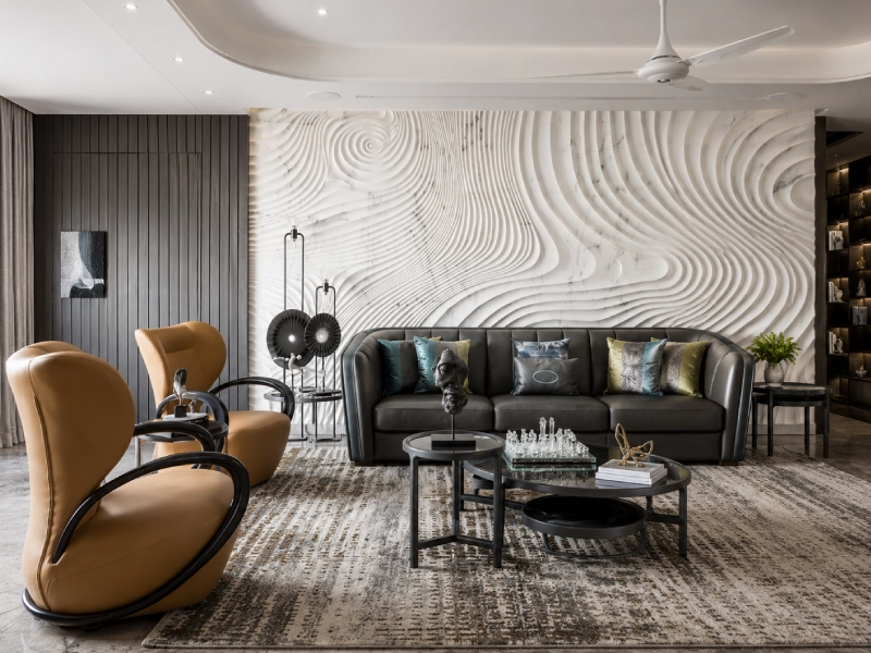 Jwave Alligned – White Marble