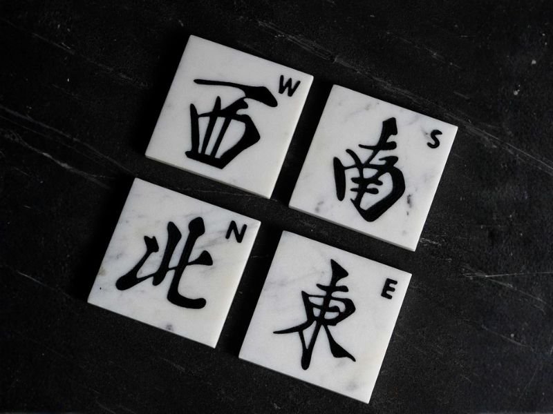Mahjong Coasters – Set of 4