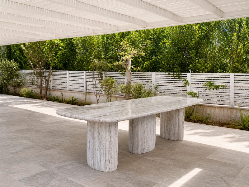 Raccocigi Silver Travertine Marble