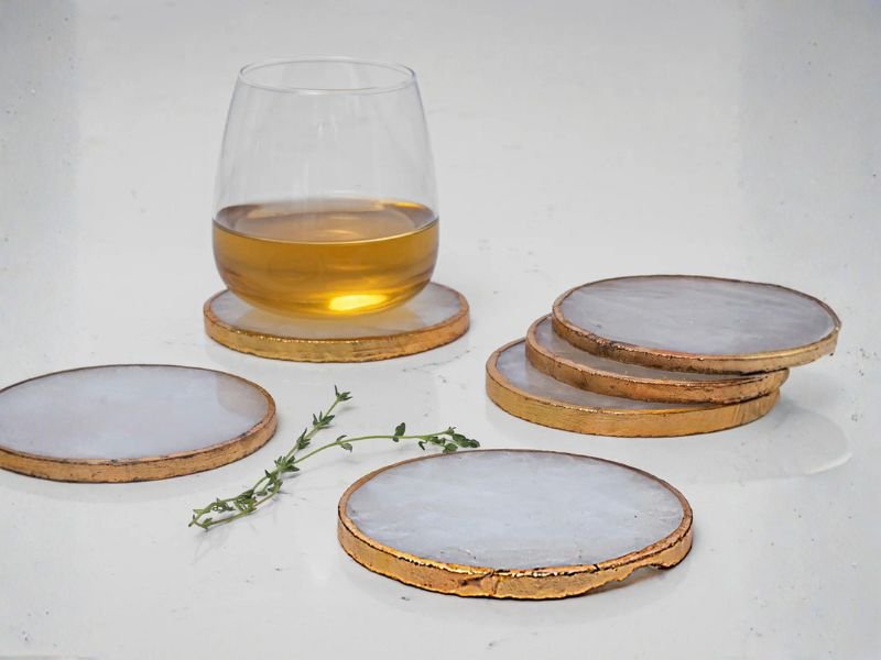 Semi Precious Coasters – Set of 4