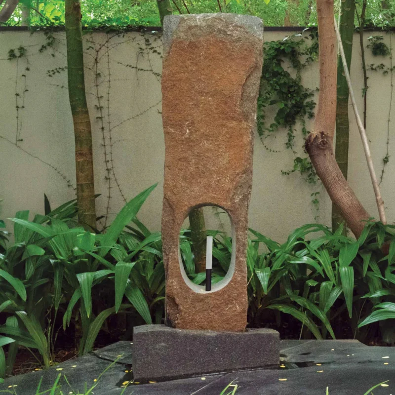 Abstract Stone Lamp