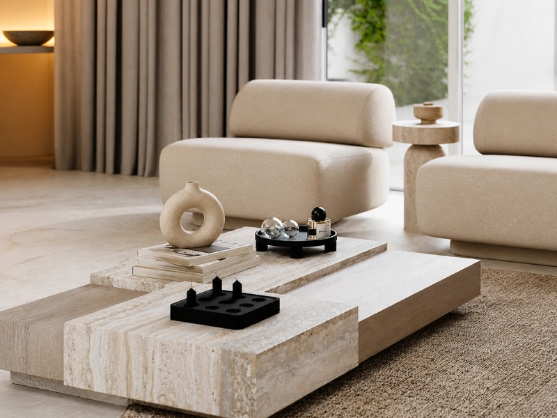 Rosemarry Travertine Marble