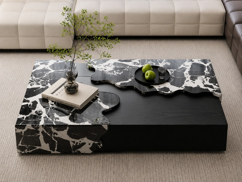 Rossa Riso Black Marble
